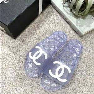 Chanel Jelly slides women  size 10